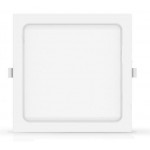 Downlight LED Cuadrado 222x222mm Blanco 20W, Corte 190x190mm. para Techos Lamas